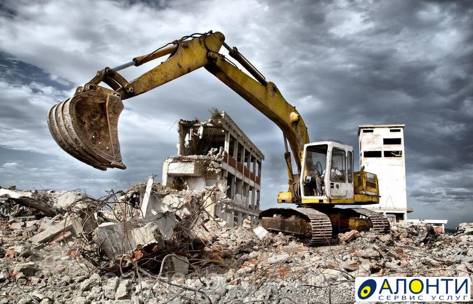 Демонтаж зданий в Сосногорске